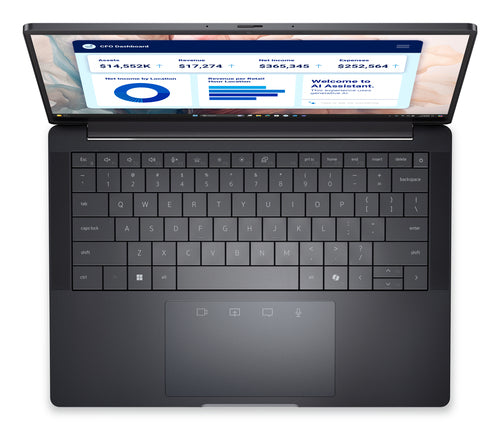 DELL Pro 13 Premium PA13250 Copilot+ PC Intel Core Ultra 7 266V Ordinateur portable 33,8 cm (13.3") Full HD+ 16 Go LPDDR5x-SDRAM 512 Go SSD Wi-Fi 7 (802.11be) Windows 11 Pro Belge Gris