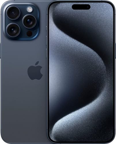 Apple iPhone 15 Pro Max, 512GB, Black Titanium - Unlocked (Renewed)