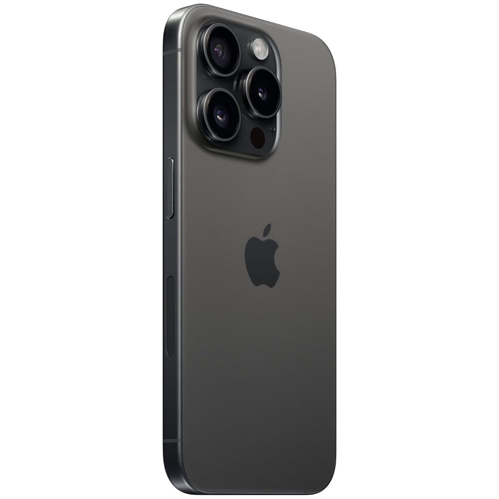 Apple iPhone 15 Pro Max, 512GB, Black Titanium - Unlocked (Renewed)