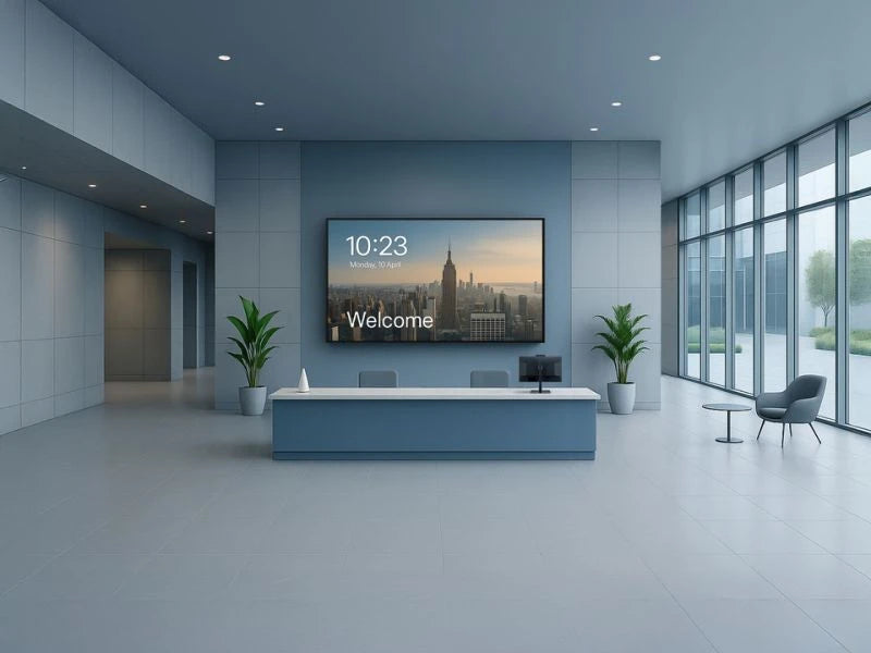 Viewsonic CDE8614-2C Écran d'affichage dynamique Écran plat de signalisation numérique 2,18 m (86") LCD Wifi 500 cd/m² 4K Ultra HD Noir Intégré dans le processeur Android 14 24/7
