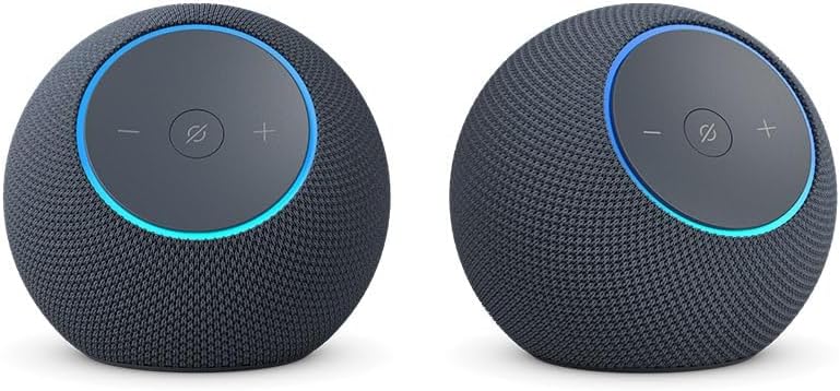 Amazon Echo Dot Max (newest model), Alexa speaker with room-filling sound and nearly 3x bass, Great for living rooms and medium-sized spaces, Designed for Alexa+, Graphite