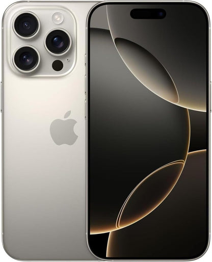 Apple iPhone 16 Pro Max, US Version, 512GB, Desert Titanium - Unlocked (Renewed)