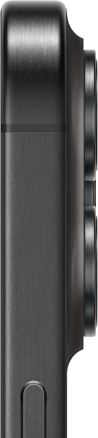 Apple iPhone 15 Pro Max, 512GB, Black Titanium - Unlocked (Renewed)