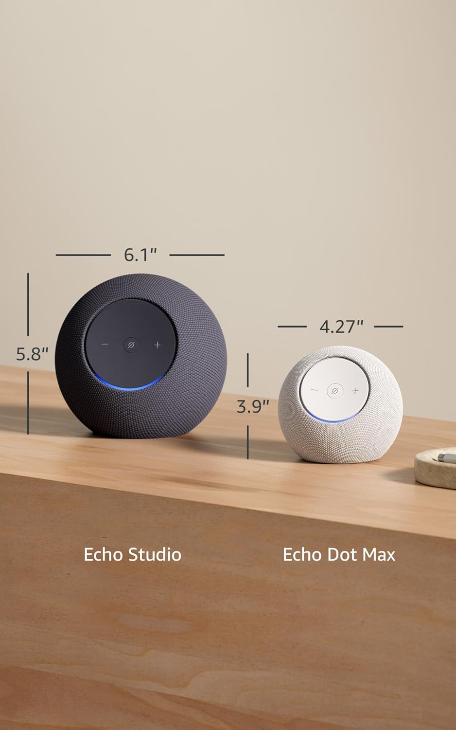 Amazon Echo Dot Max (newest model), Alexa speaker with room-filling sound and nearly 3x bass, Great for living rooms and medium-sized spaces, Designed for Alexa+, Graphite