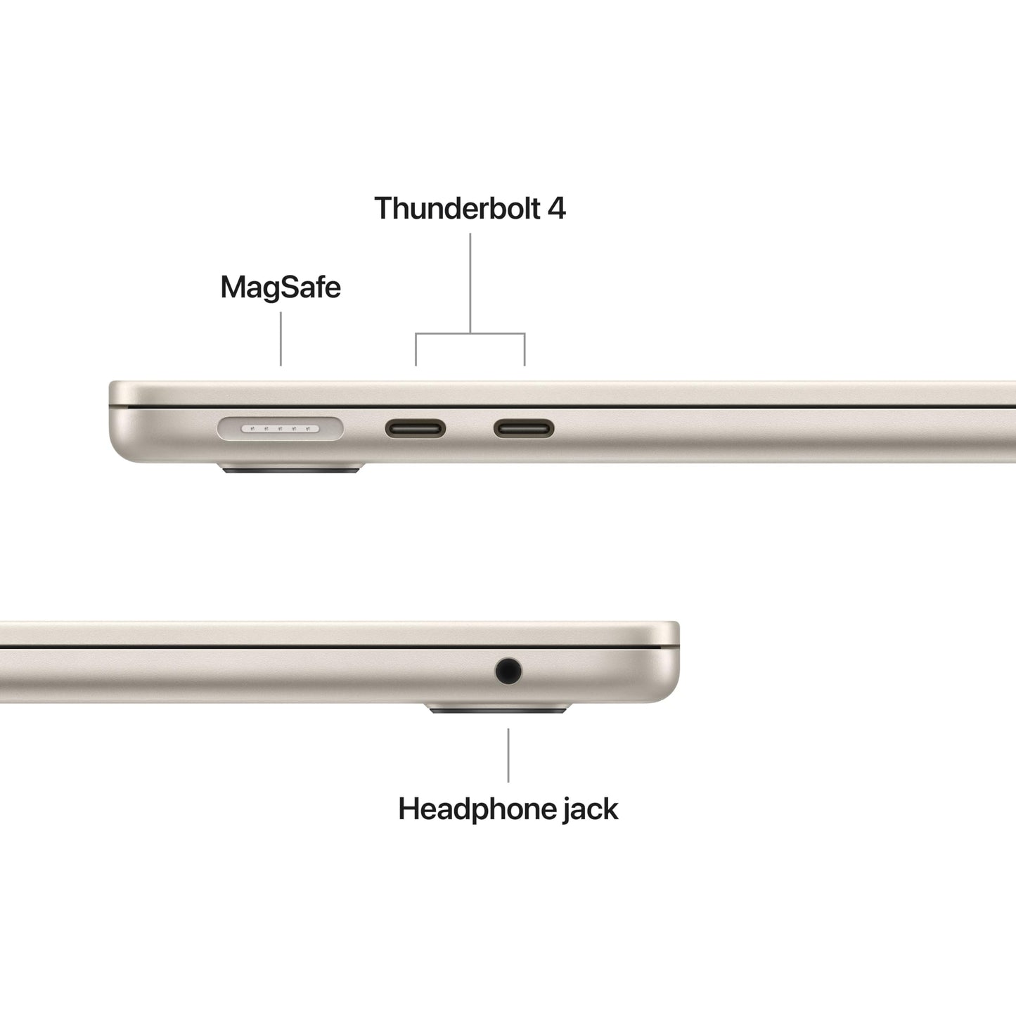 Apple 2026 MacBook Air 13-inch Laptop with M5 chip: Built for AI, 13.6-inch Liquid Retina Display, 16GB Unified Memory, 512GB SSD, 12MP Center Stage Camera, Touch ID, Wi-Fi 7; Starlight