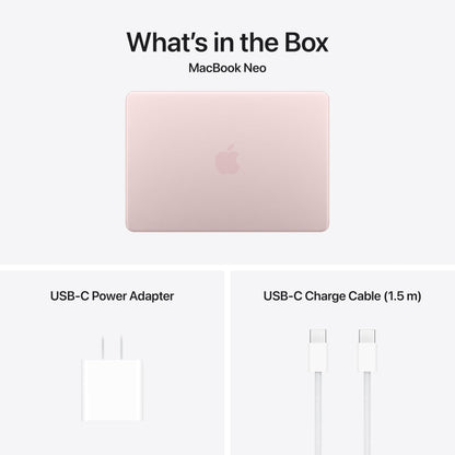 Apple 2026 MacBook Neo 13-inch Laptop with A18 Pro chip: Built for AI and Apple Intelligence, Liquid Retina Display, 8GB Unified Memory, 512GB SSD Storage, 1080p FaceTime HD Camera, Touch ID; Indigo