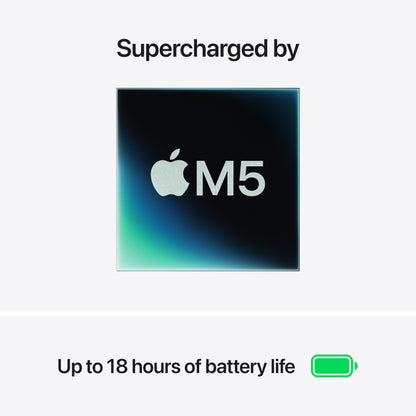 Apple 2026 MacBook Air 15-inch Laptop with M5 chip: Built for AI, 15.3-inch Liquid Retina Display, 24GB Unified Memory, 1TB SSD, 12MP Center Stage Camera, Touch ID, Wi-Fi 7; Starlight