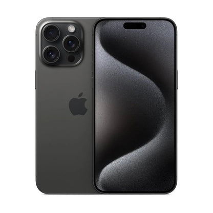 Apple iPhone 15 Pro Max, 512GB, Black Titanium - Unlocked (Renewed)