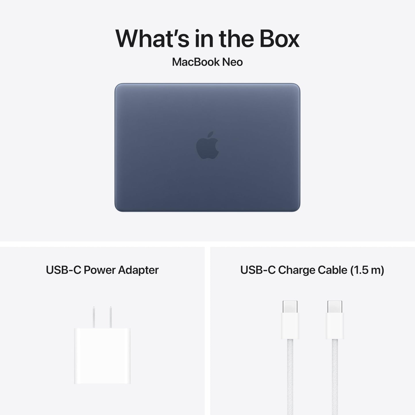 Apple 2026 MacBook Neo 13-inch Laptop with A18 Pro chip: Built for AI and Apple Intelligence, Liquid Retina Display, 8GB Unified Memory, 512GB SSD Storage, 1080p FaceTime HD Camera, Touch ID; Indigo