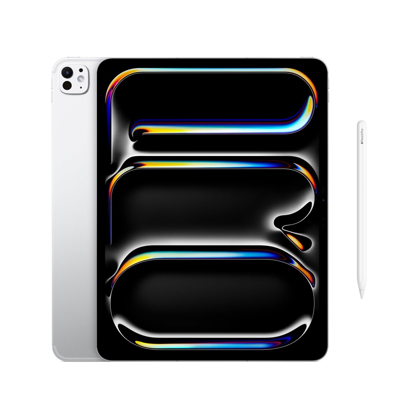 Apple iPad Pro 13-inch (M5): Ultra Retina XDR Display, 256GB, Landscape 12MP Front Camera/12MP Back Camera, LiDAR Scanner, Wi-Fi 7 with Apple N1, Face ID, All-Day Battery Life — Silver