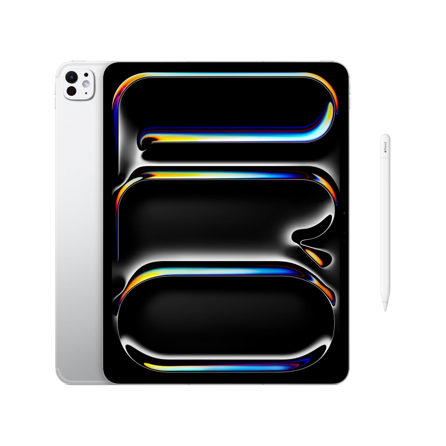 Apple iPad Pro 13-inch (M5): Ultra Retina XDR Display, 256GB, Landscape 12MP Front Camera/12MP Back Camera, LiDAR Scanner, Wi-Fi 7 with Apple N1, Face ID, All-Day Battery Life — Silver