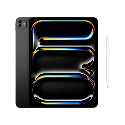 Apple iPad Pro 13-inch (M5): Ultra Retina XDR Display, 256GB, Landscape 12MP Front Camera/12MP Back Camera, LiDAR Scanner, Wi-Fi 7 with Apple N1, Face ID, All-Day Battery Life — Silver