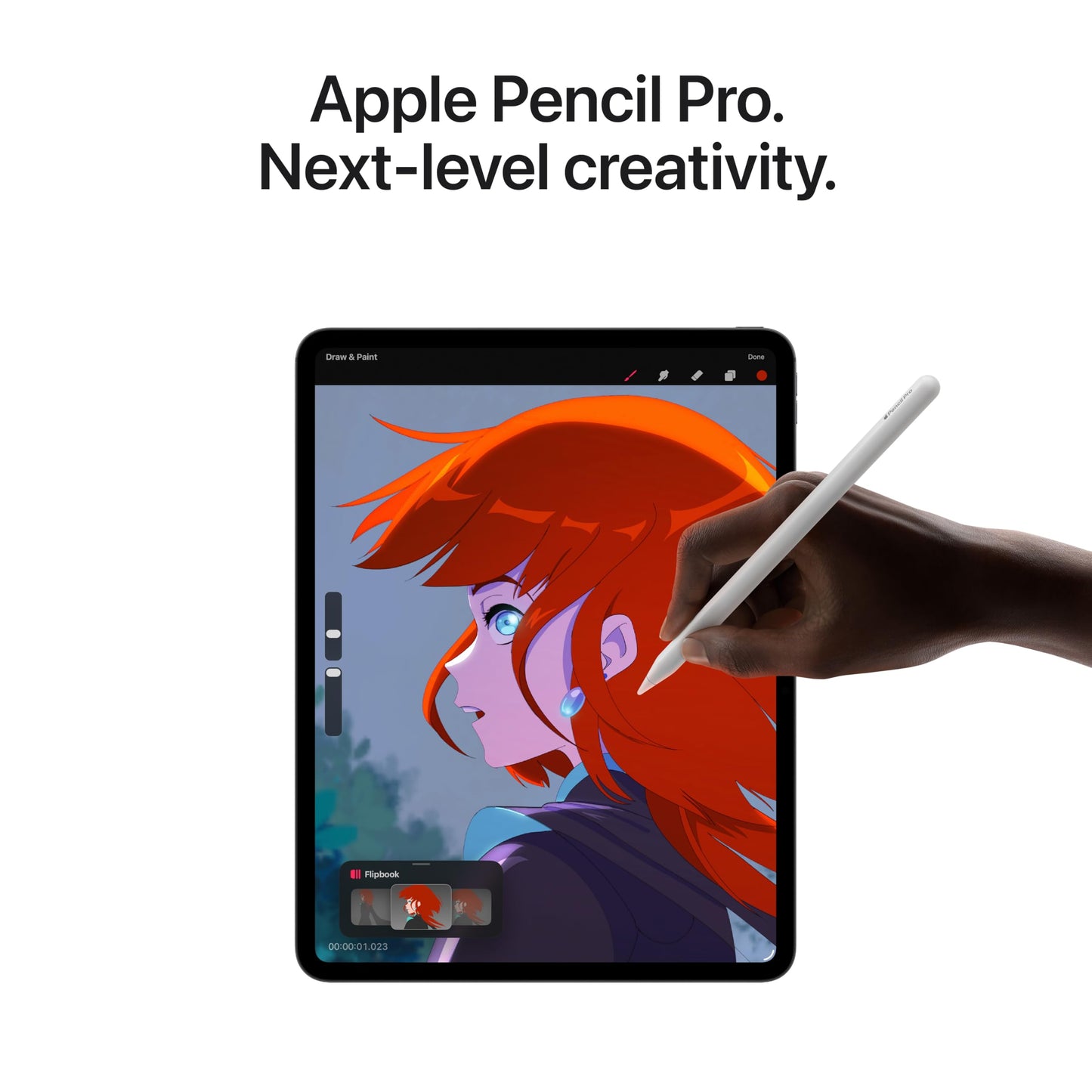 Apple iPad Pro 13-inch (M4): Ultra Retina XDR Display, 256GB, Landscape 12MP Front Camera/12MP Back Camera, LiDAR Scanner, Wi-Fi 7 with Apple N1, Face ID, All-Day Battery Life — Space Black