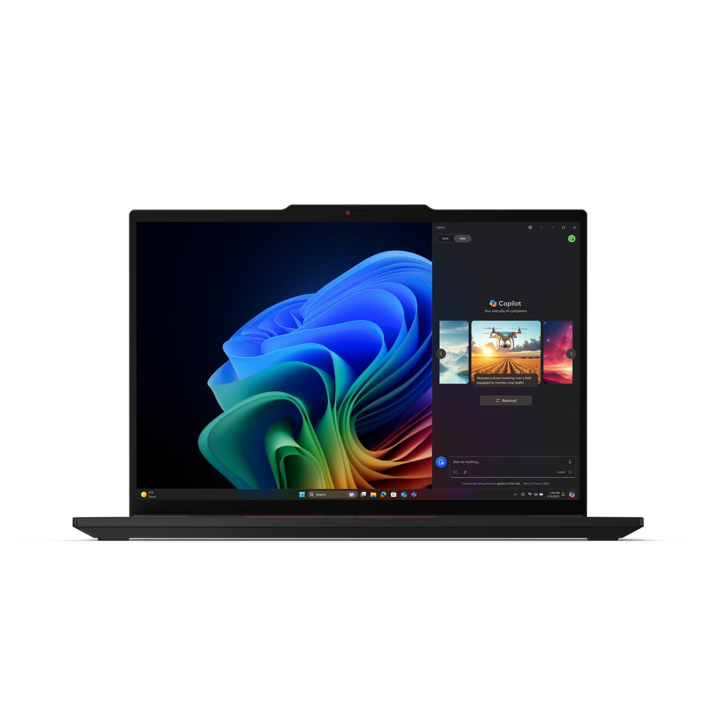 Lenovo ThinkPad T14s Gen 6 (Intel) Copilot+ PC Intel Core Ultra 5 228V Ordinateur portable 35,6 cm (14") WUXGA 32 Go LPDDR5x-SDRAM 512 Go SSD Wi-Fi 7 (802.11be) Windows 11 Pro Belge Noir