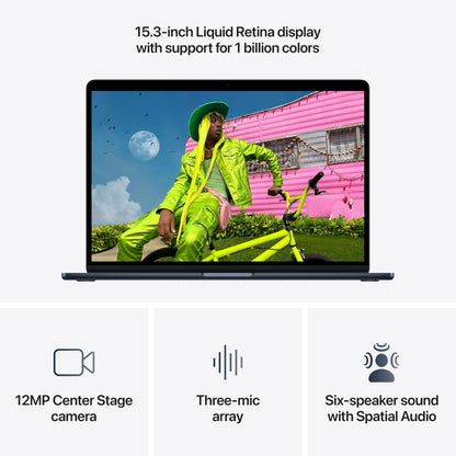 Apple 2026 MacBook Air 15-inch Laptop with M5 chip: Built for AI, 15.3-inch Liquid Retina Display, 24GB Unified Memory, 1TB SSD, 12MP Center Stage Camera, Touch ID, Wi-Fi 7; Starlight