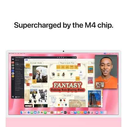 Apple 2024 iMac All-in-One Desktop Computer with M4 chip with 10-core CPU and 10-core GPU: Built for Apple Intelligence, 24-inch Retina Display, 16GB Unified Memory, 512GB SSD Storage; Blue