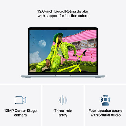 Apple 2026 MacBook Air 13-inch Laptop with M5 chip: Built for AI, 13.6-inch Liquid Retina Display, 16GB Unified Memory, 512GB SSD, 12MP Center Stage Camera, Touch ID, Wi-Fi 7; Starlight