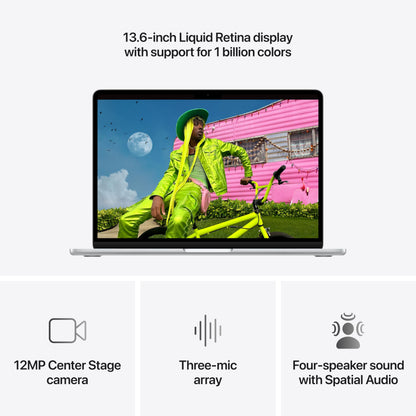 Apple 2026 MacBook Air 13-inch Laptop with M5 chip: Built for AI, 13.6-inch Liquid Retina Display, 16GB Unified Memory, 512GB SSD, 12MP Center Stage Camera, Touch ID, Wi-Fi 7; Starlight