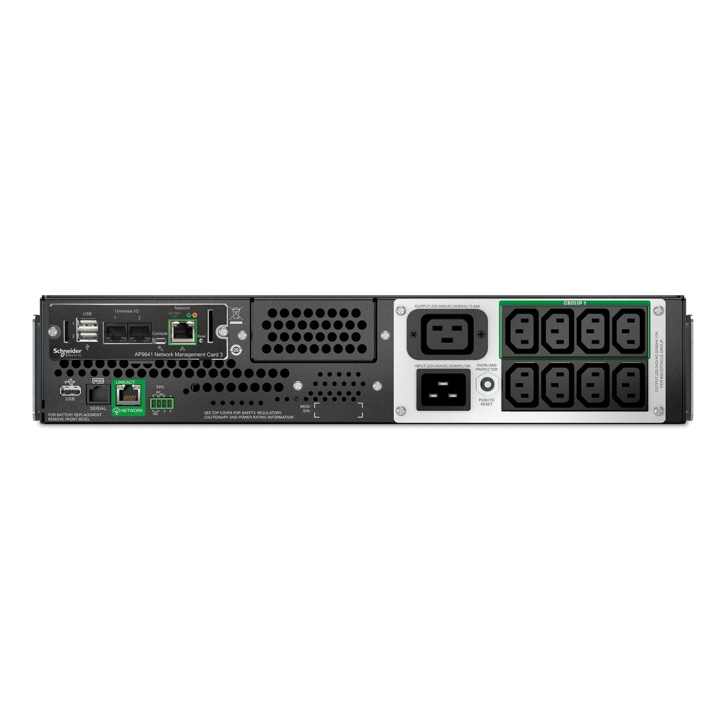 APC Smart UPS - Onduleur SMTL Line inter - Bat Li-ion 1980W/2200VA - Rack 2U - NC