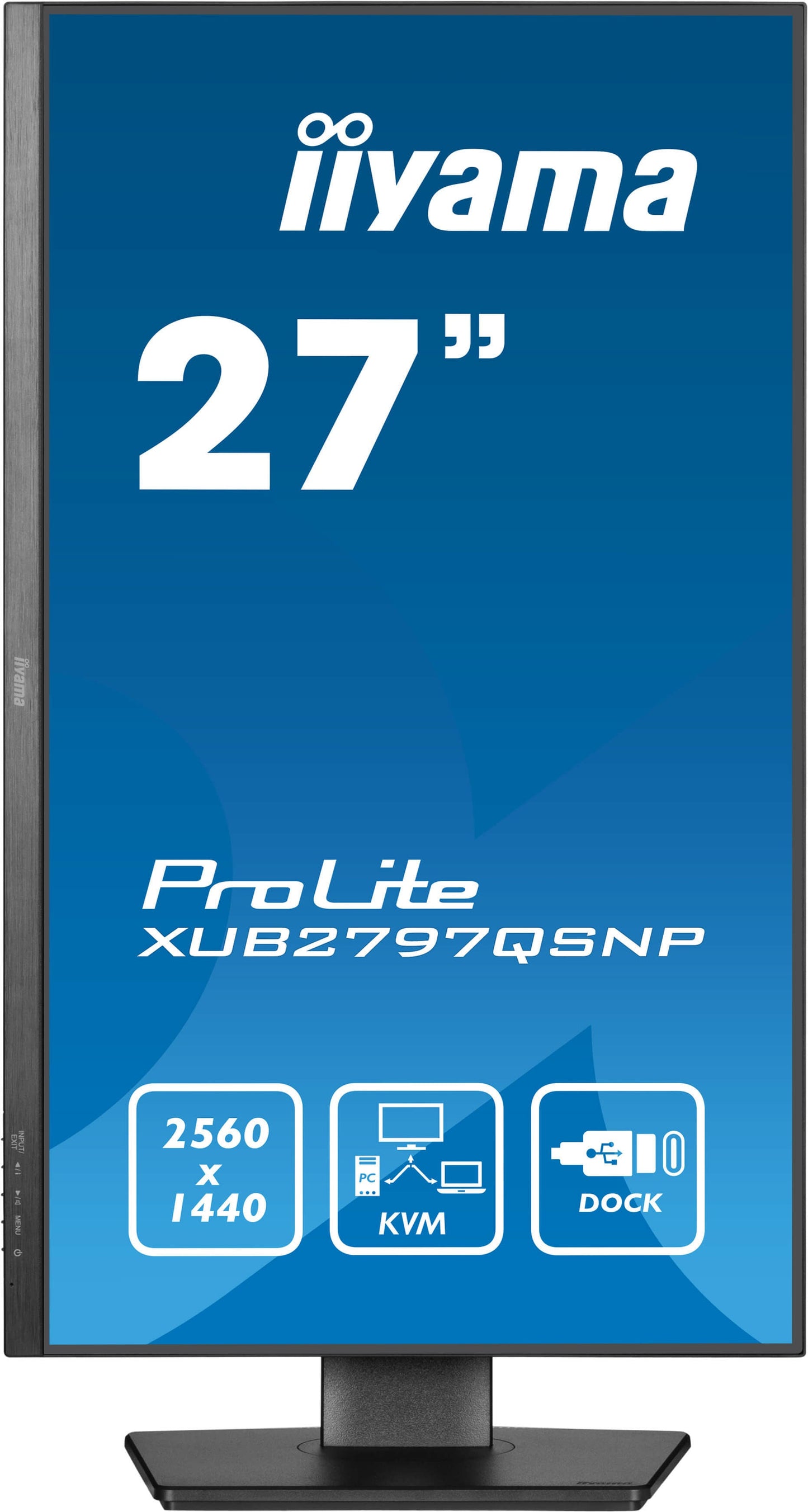 iiyama ProLite XUB2797QSNP-B1 écran plat de PC 68,6 cm (27") 2560 x 1440 pixels Quad HD LED Noir