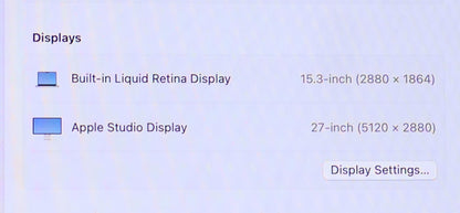 Apple Studio Display 5K Retina 27" MK0U3LL/A - Standard Tilt Stand